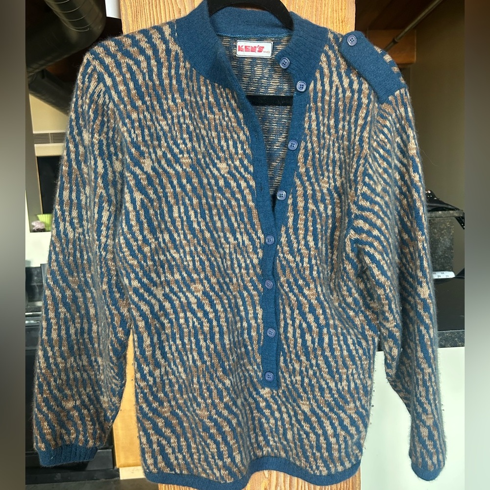 Vintage Sweater Tiger Stripe Unique